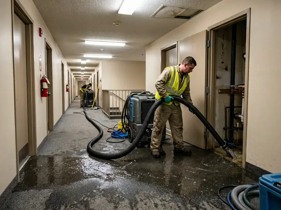 multi-unit-apartment-hallway-f-005 — frequently asked questions, Emergency Burst Pipe Water Extraction & Removal in Edgeclif…